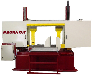 27.5" x 27.5" MAGNA-CUT ... SEMI-AUTOMATIC DOUBLE COLUMN BANDSAW